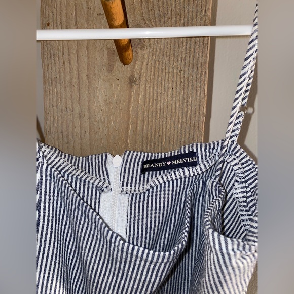 Brandy Melville Blue White Stripe Dress - Picture 2 of 5